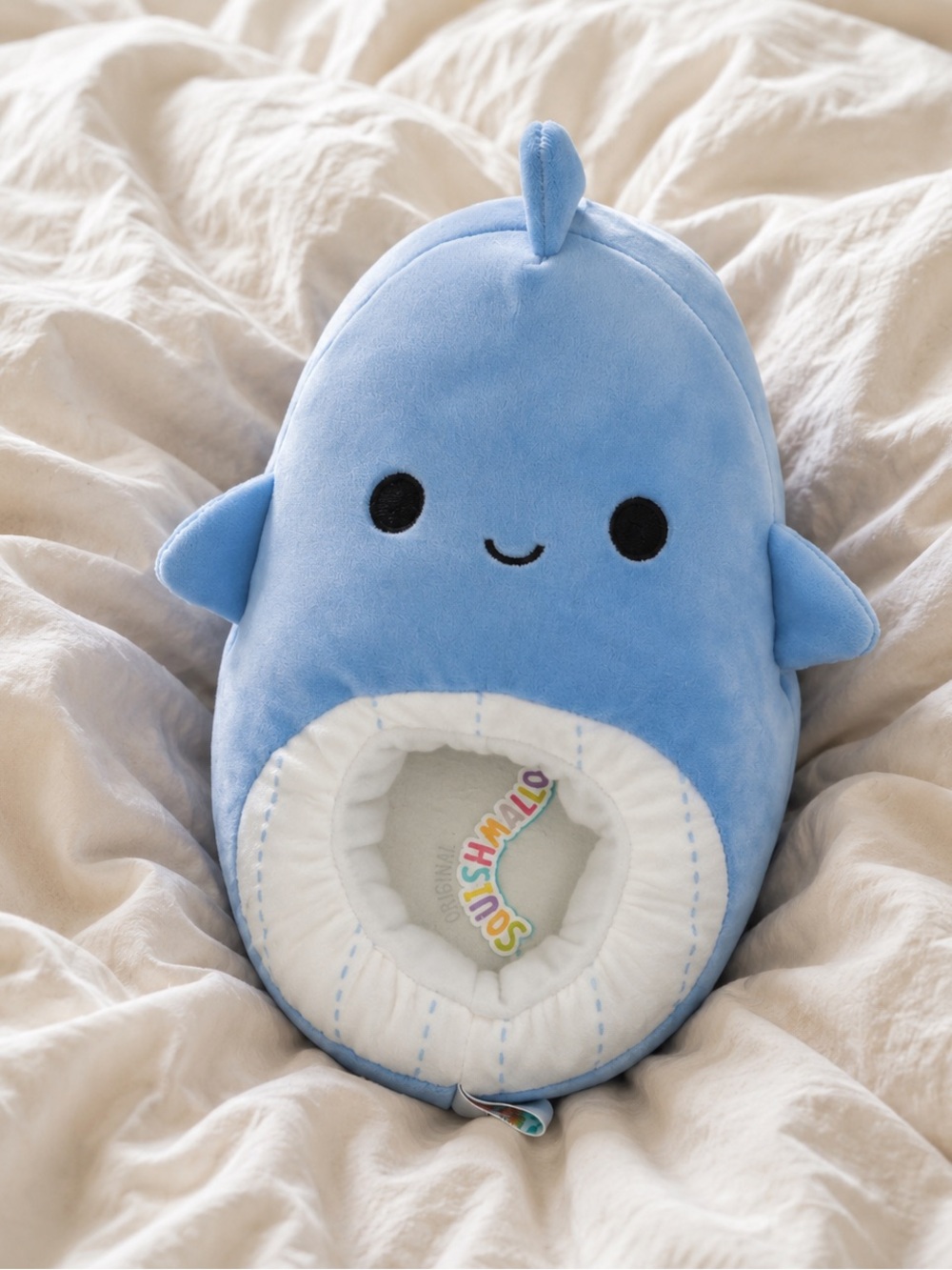 Squishmallows Blue Whale Plush Slipper Sz 4-5